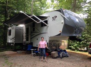 Jo and her Arctic Fox
