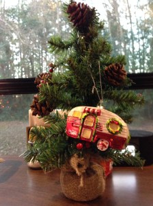 The coolest Christmas ornament and my $3.50 Christmas tree