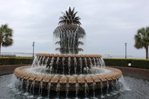 My favorite part of Waterfront Park is the Pineapple Fountain. I have read about this but it was so much better in person. It's very large and people are allowed to play in it. 