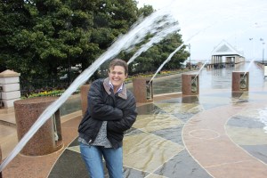 I couldn't resist even though it was pretty chilly