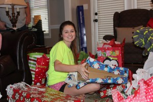 Bailey was happy about her Uggs