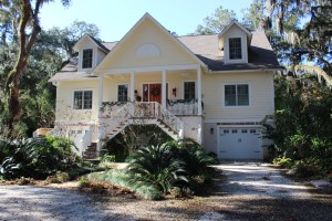 One of the "cottages" tucked back in this neighborhood we found