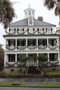 One of the few decorated for the holidays 