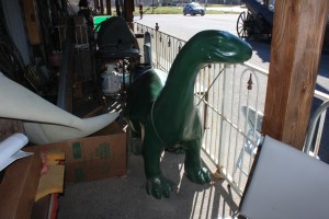 Lee loved the dinosaur...reminded him of out west