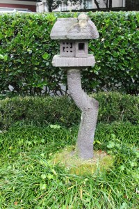 Really cool stone bird house