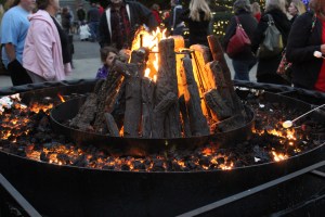 Fire Pits. They sold huge marshmallows on a stick for $3...genuis