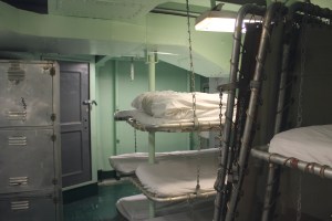 Crew quarters. The hanging beds would have freaked me out