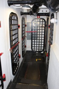 The brig ...tiny and three to a cell