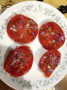 Tomatoes Viniagrette