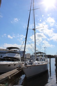 Our sailboat the Atlantis V