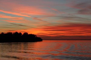 After the sunset colors were amazing 