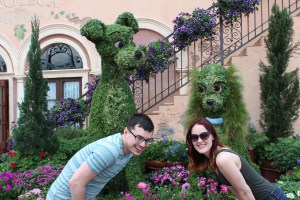 The newly engaged Micah and Katy