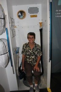 You think RV toilets are bad in space you have to watch your pee and poop on a monitor to make sure none floats away