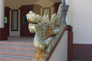 The dragon was very cool