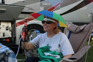 Lee bought Cori this hat,,,she can keep it because it does two things