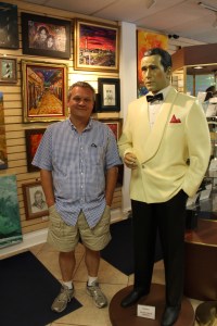 Lee loves Bogie and humored me with the photo