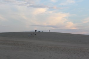 It is a steep climb up the hill so where the right shoes. My dinner sandals were not the best pick