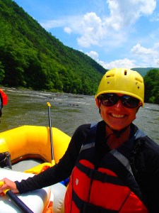 Having a great time after taking my swim