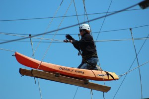 Kelly learned from my mistake and sailed right through