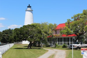 The Ocracoke lighthouse