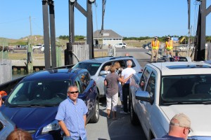 Proof that we were the second to last car that got on the ferry back