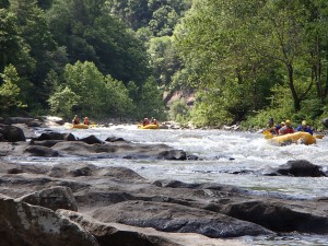 Picture of what the quarter mile rapid looked like
