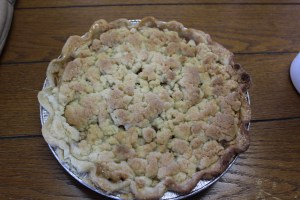 The pie was beautiful