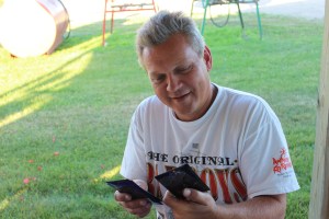 Linda gave Lee more packets of fire colors since we liked those so much