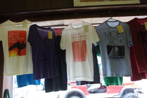 Lee was bummed they only had the Hitchhikers guide to the Galaxy in medium