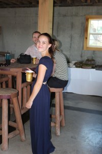 Katy wore a beautiful dress