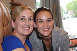 Stacy (who was the best maid of honor I have ever seen) and Kat