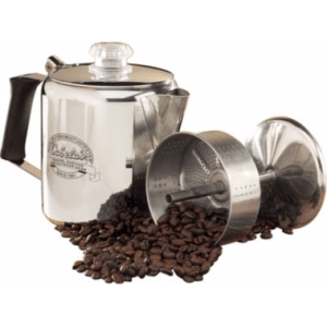 Awesome rubber handle and large coffee holder capacity 