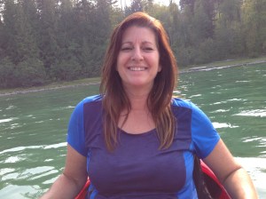 Kayaking with my friend Deb