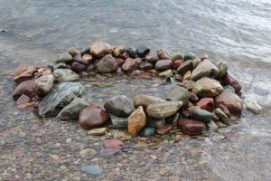 Cool rock circle someone made