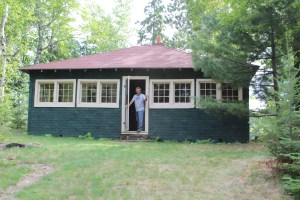Lee in the honeymoon cabin