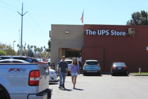 Jake and Kay walking to meet us