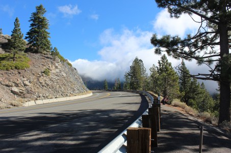 The top of the road we drove in 