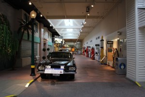 Each section of the museum was from a similar time period. This 40's era street was cool
