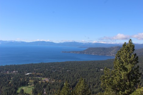 The first view of the lake