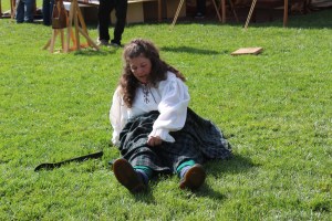 Adjust length to below the knee in winter and above the knee in the summer and place a belt around your waist