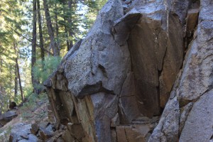 So you see the face in the rock? Looks like a donkey to me