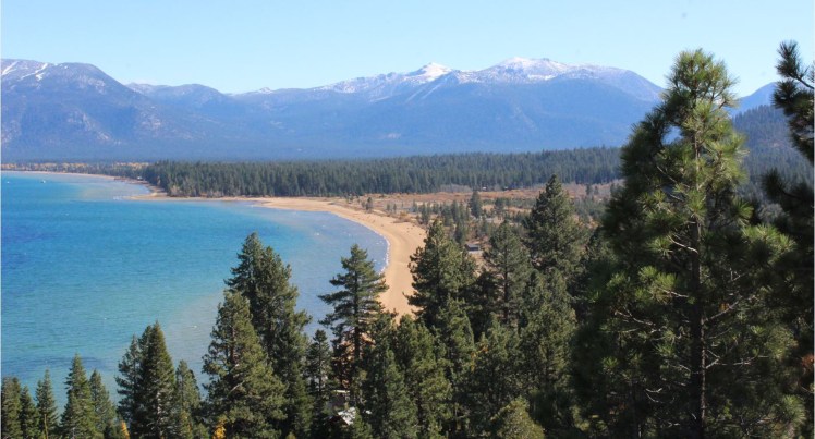 This stretch of beach is all National Park 
