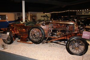 The 1921 Silver Ghost Rolls Royce was amazing. This one was made of solid plates of copper