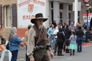 This guy did the starting guns hots..seriously old west