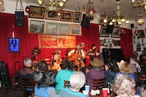 Really good country western band playing in one