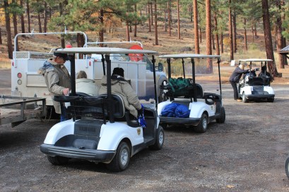Getting lined up and ready to go