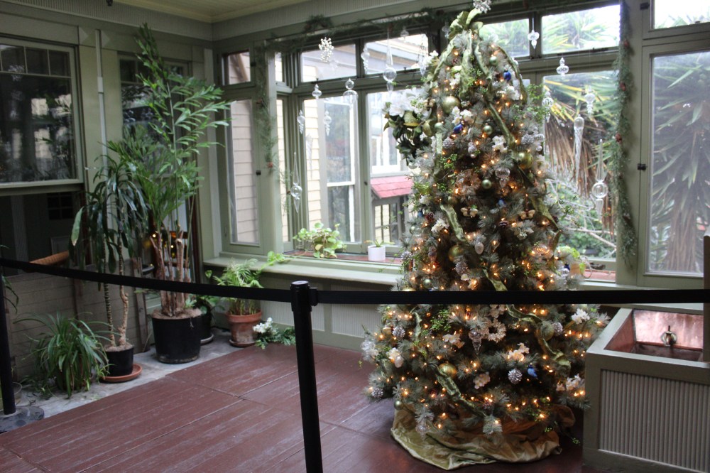 My favorite room was the conservatory, where the wood floor could be pulled up in squares. The zinc grates beneath the floors allowed for watering the plants where they stood