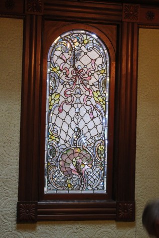My second favorite thing was this beautiful one-of-a-kind Tiffany window that was designed for her