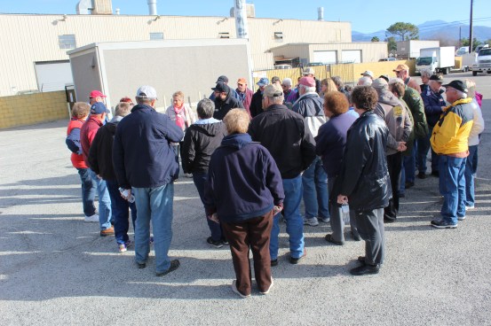 Our group talking to one of the tour guides