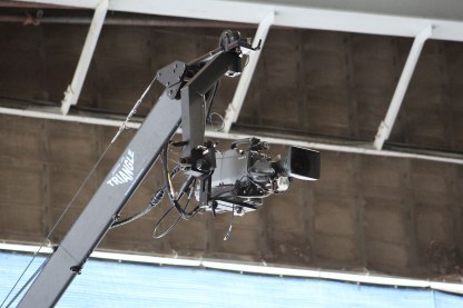 The event was filmed by RFTV and Lee was excited about the huge boom camera that was pretty close to us